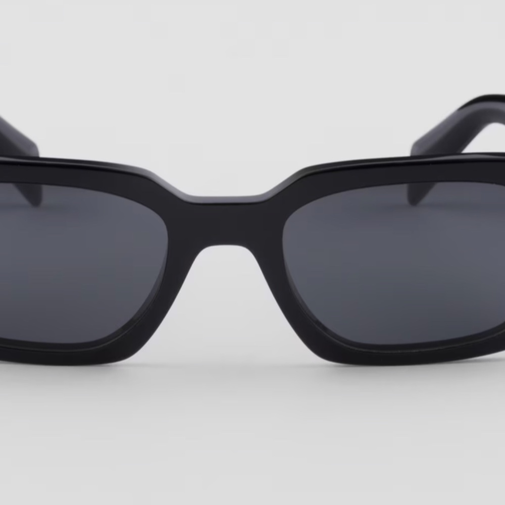 Prada Brand New Women's Symbole Black Sunglasses - Picture 2 of 3